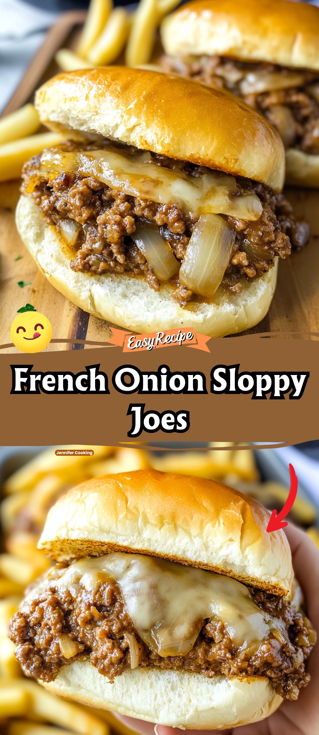 French Onion Sloppy Joes