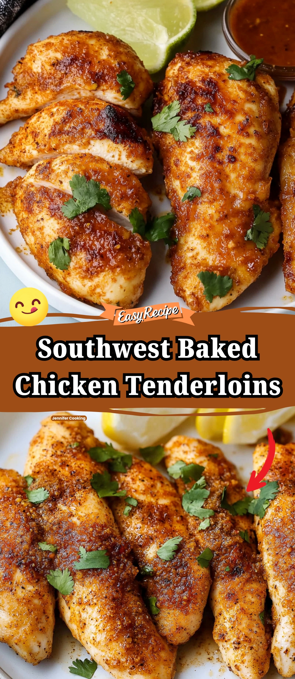Southwest Baked Chicken Tenderloins