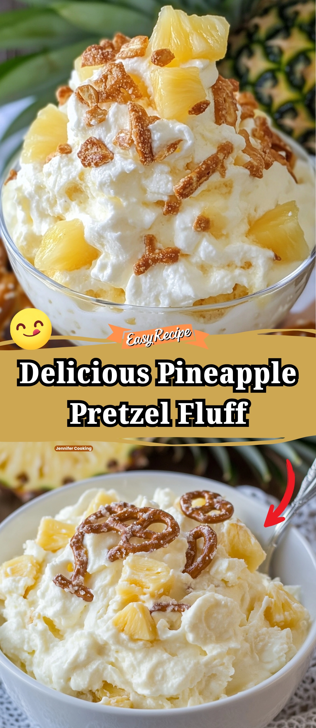 Pineapple Pretzel Fluff