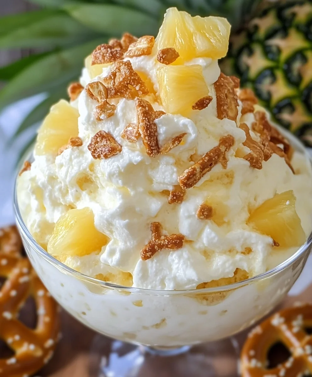 Pineapple Pretzel Fluff