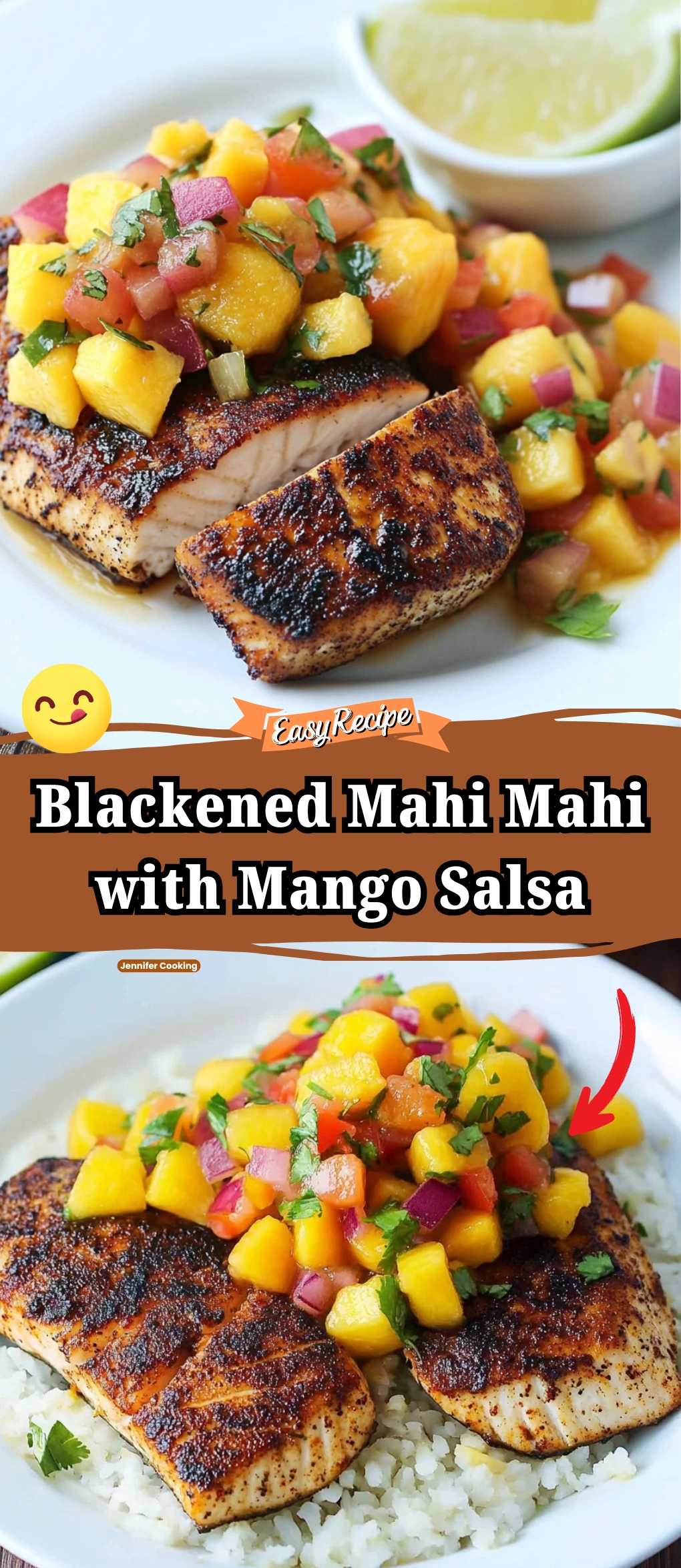 Blackened Mahi Mahi with Mango Salsa