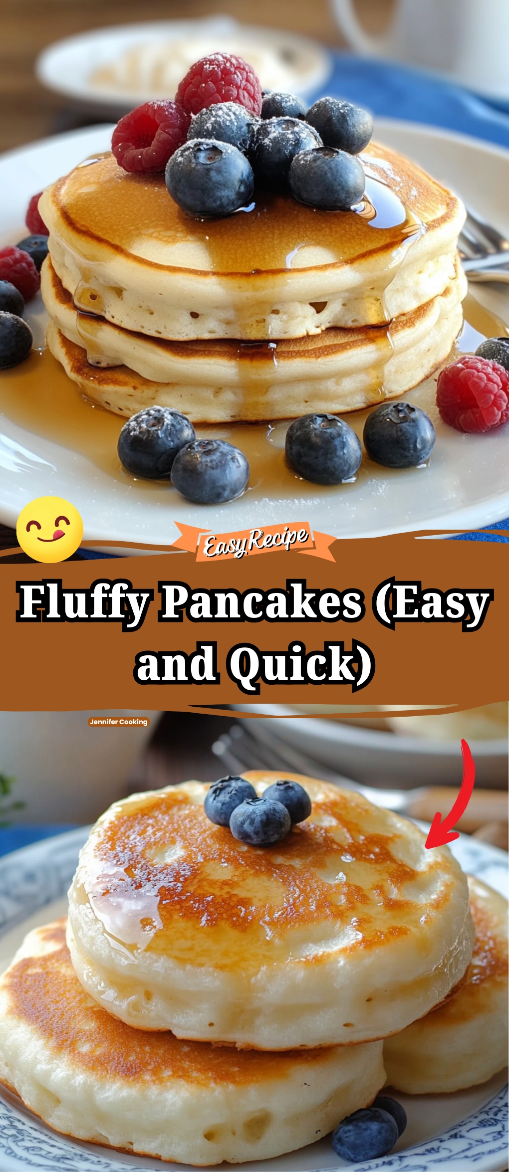 Fluffy Pancakes (Easy and Quick)