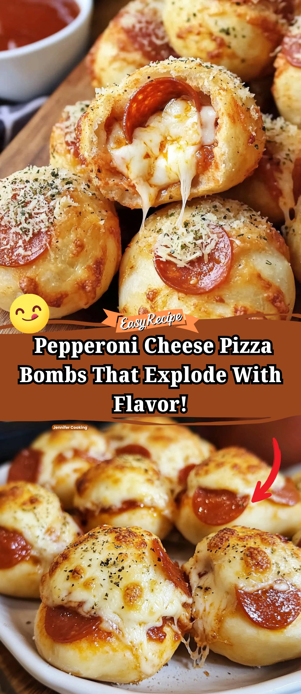 Amazing Pepperoni Cheese Pizza Bombs That Explode With Flavor!