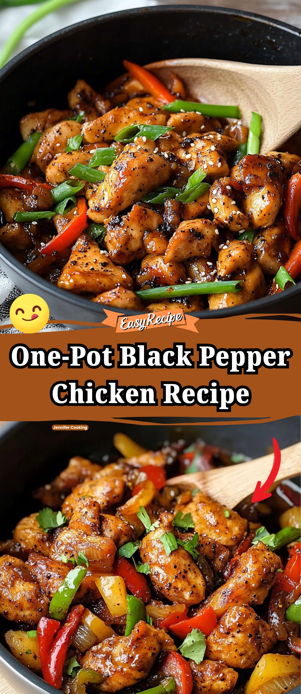 One-Pot Black Pepper Chicken Recipe