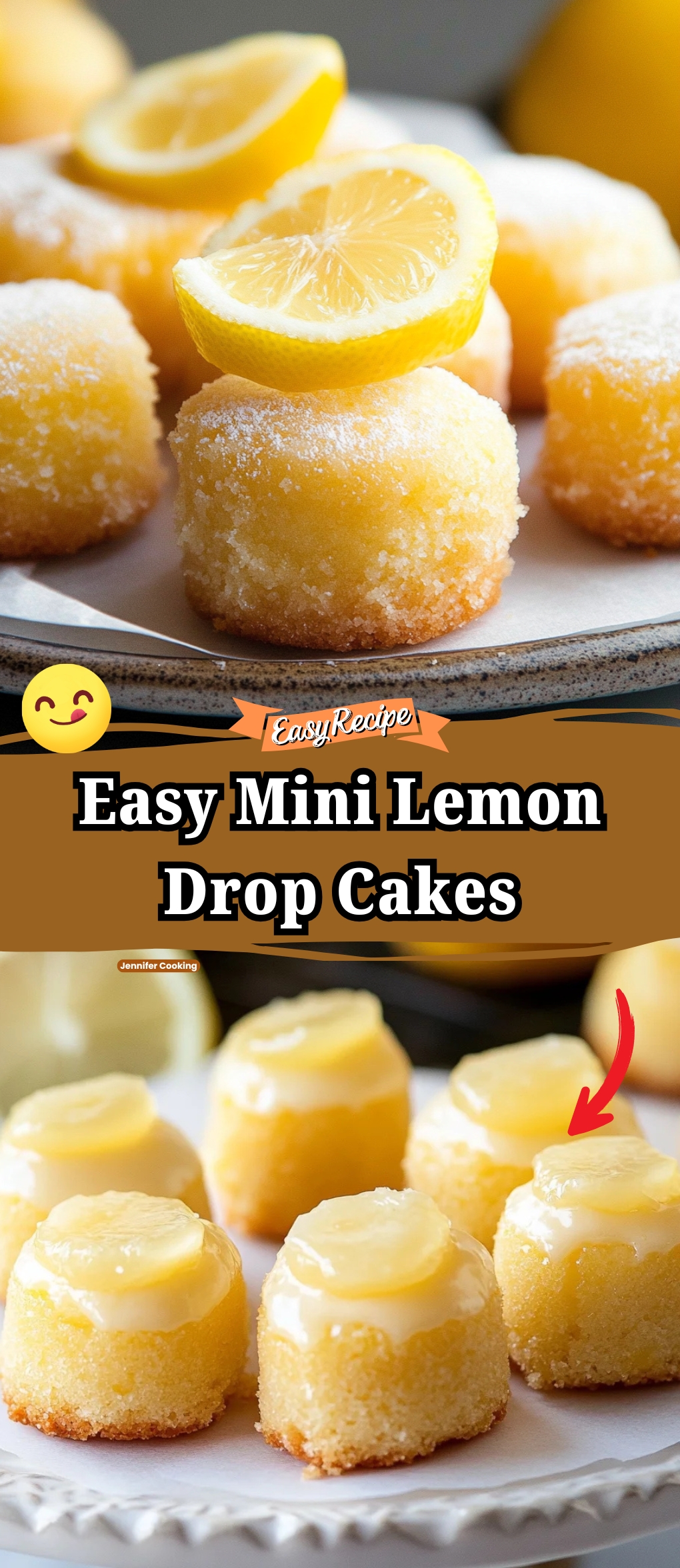 Mini Lemon Drop Cakes
