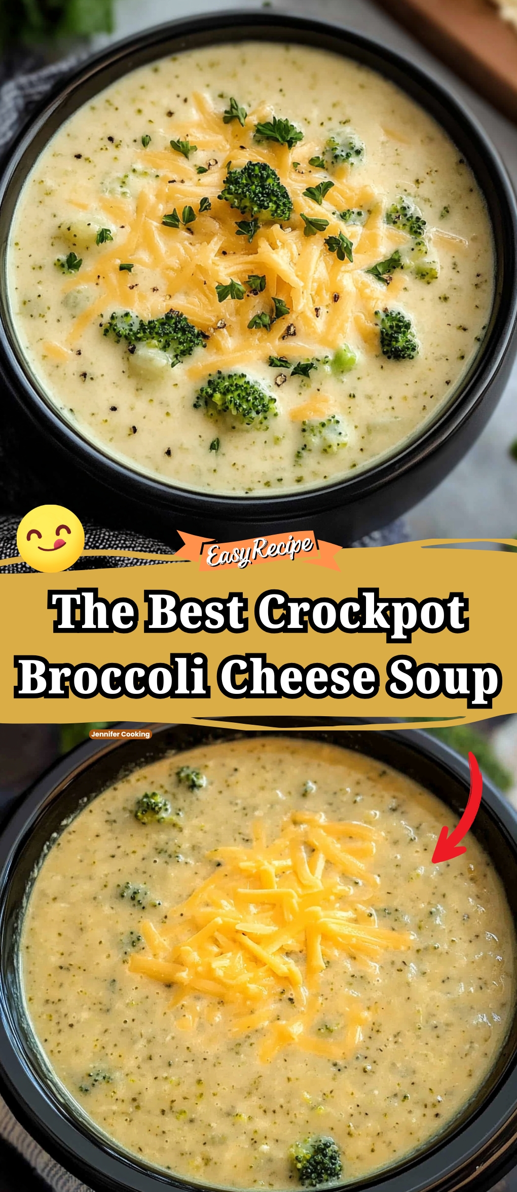 The Best Crockpot Broccoli Cheese Soup