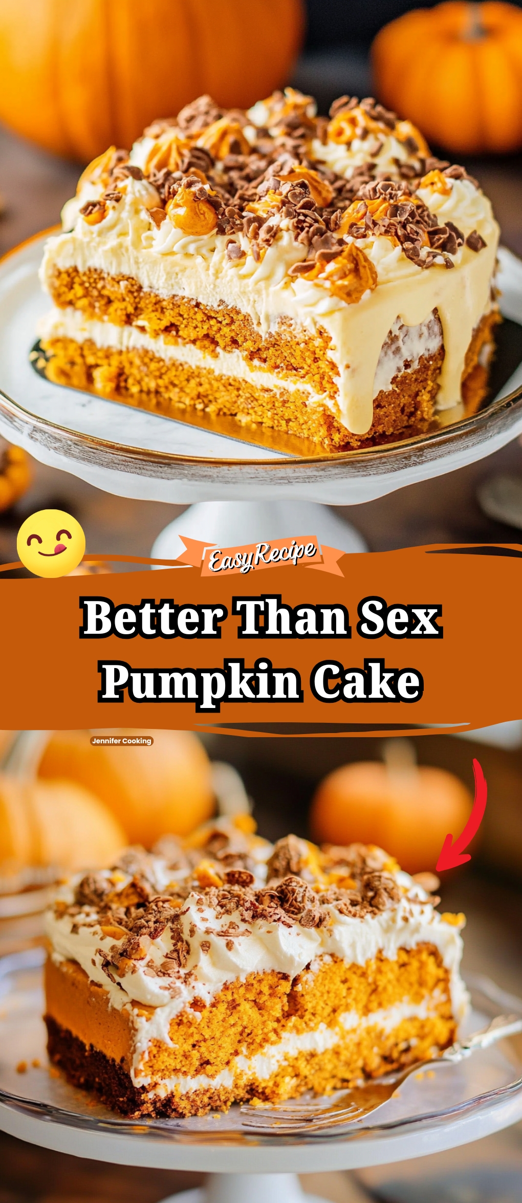 Better Than Sex Pumpkin Cake