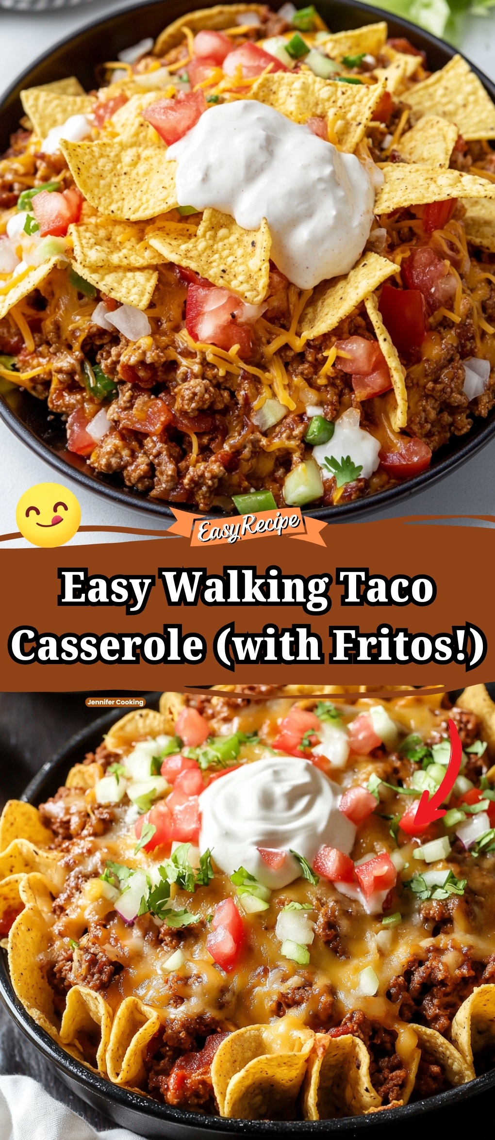 Easy Walking Taco Casserole (with Fritos!)