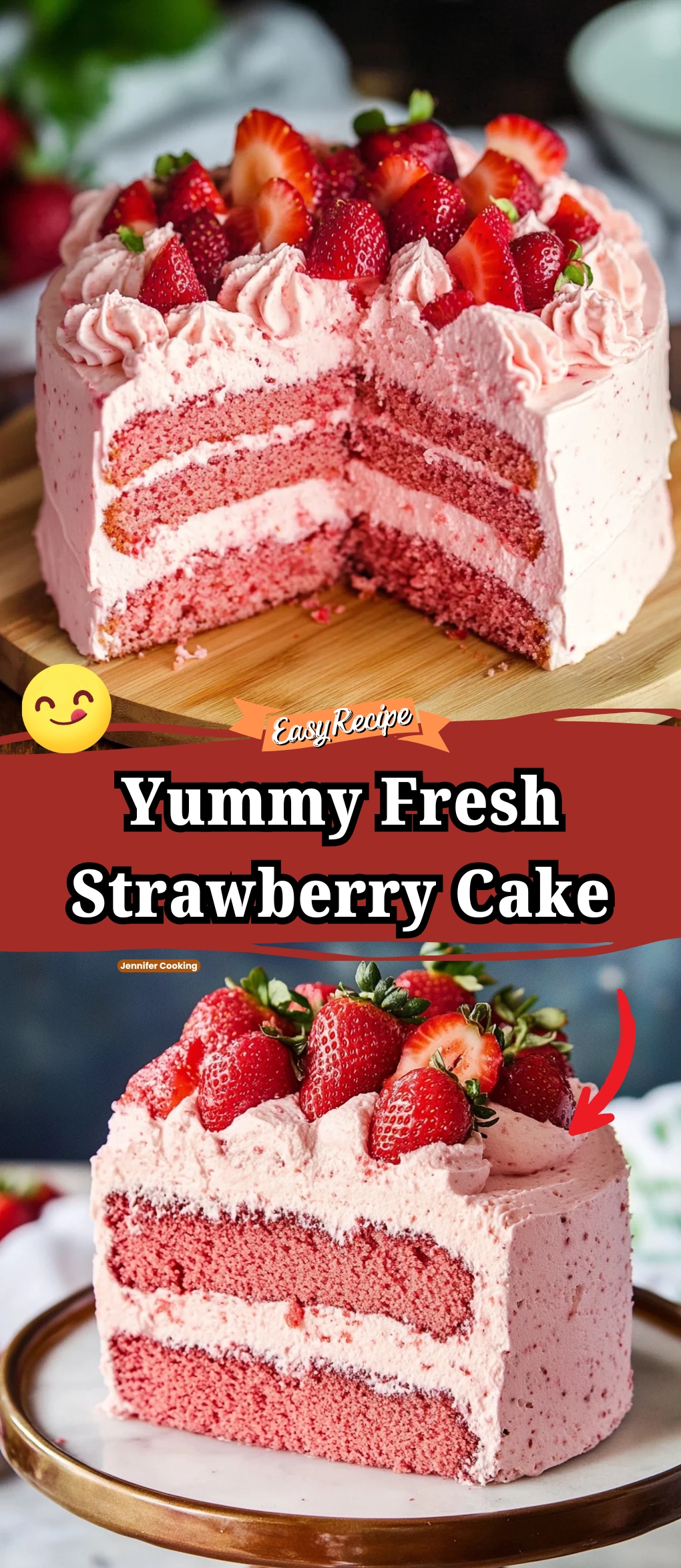 Fresh Strawberry Cake