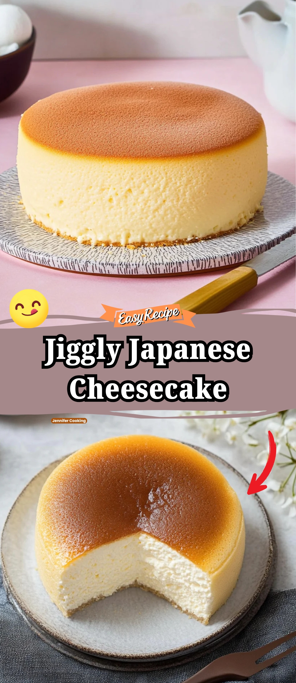 Jiggly Japanese Cheesecake