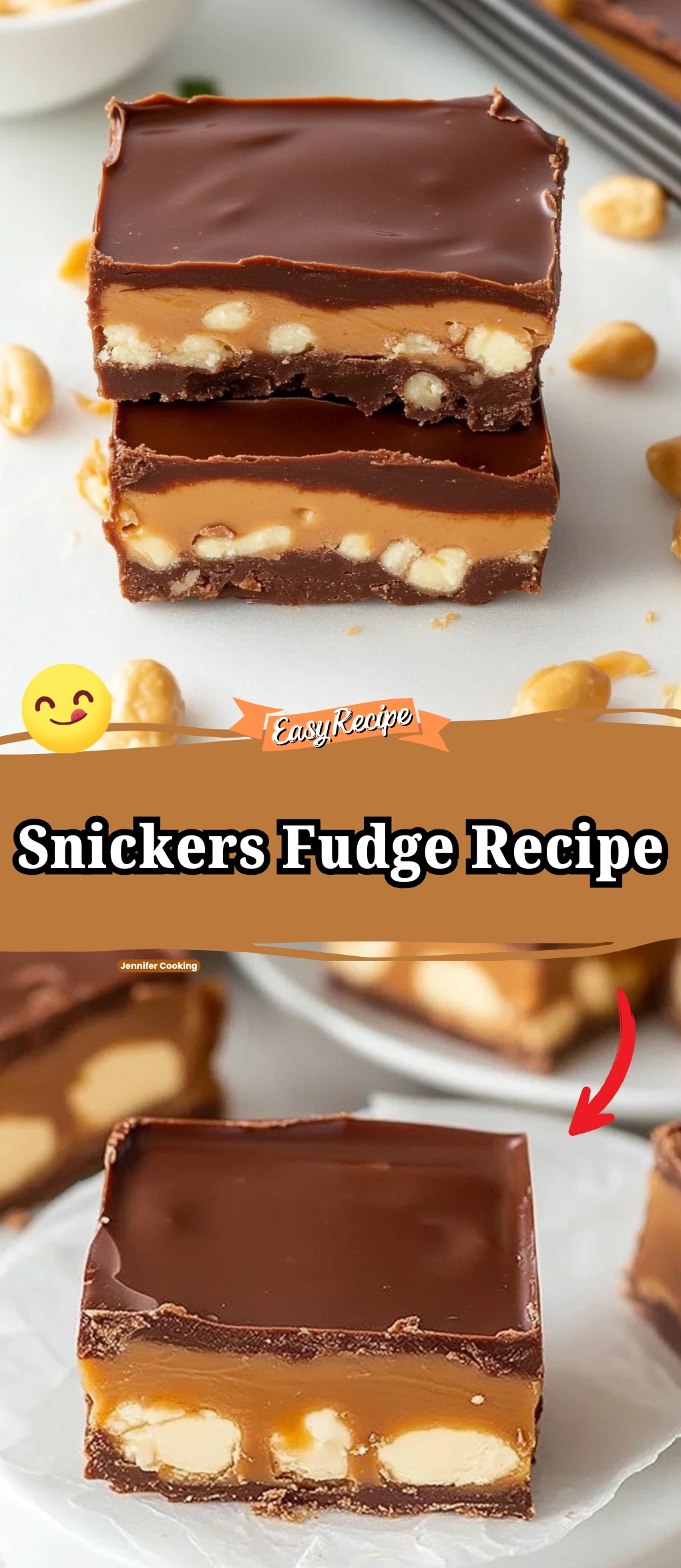 Snickers Fudge Recipe