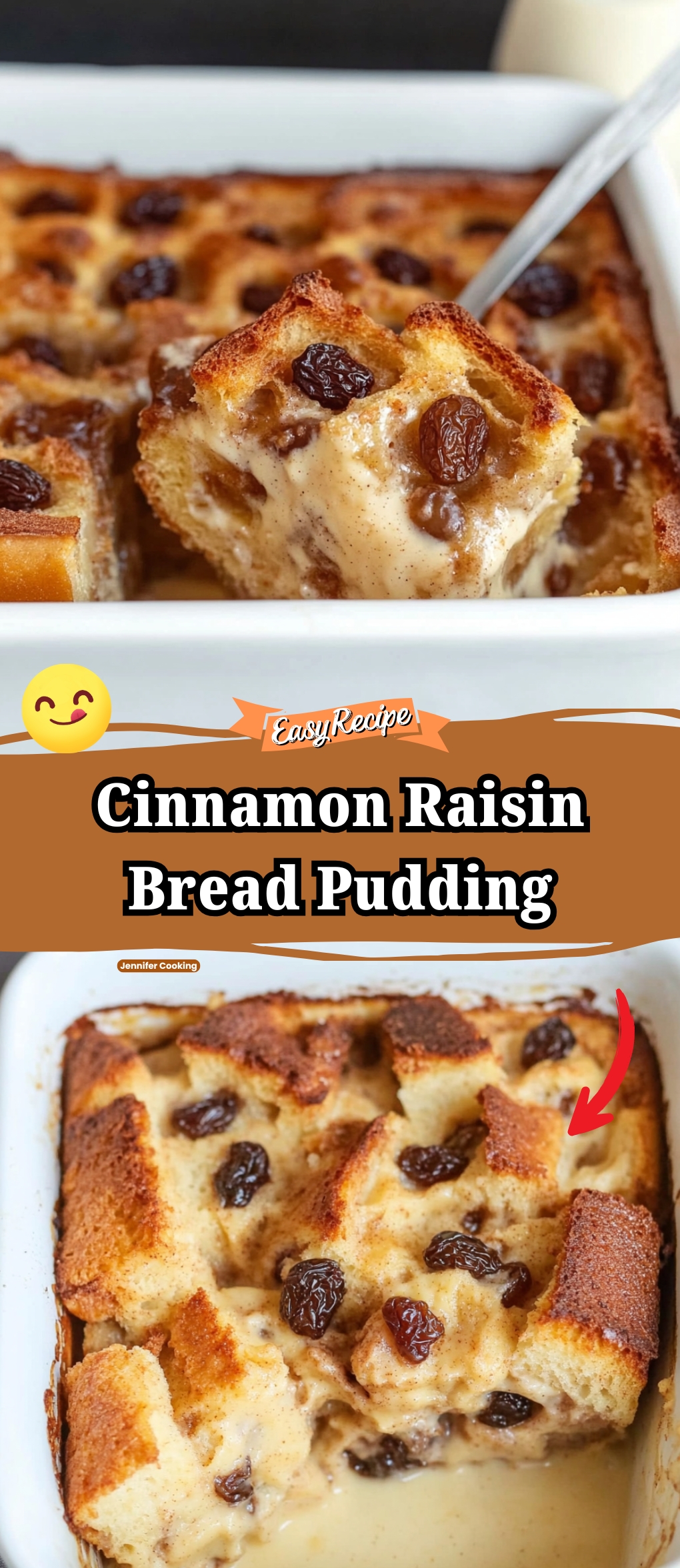 Cinnamon Raisin Bread Pudding