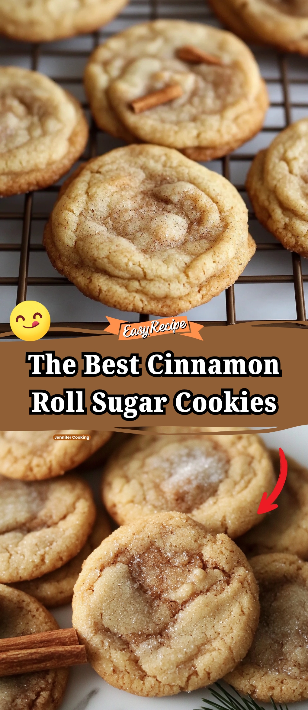 Cinnamon Roll Sugar Cookies