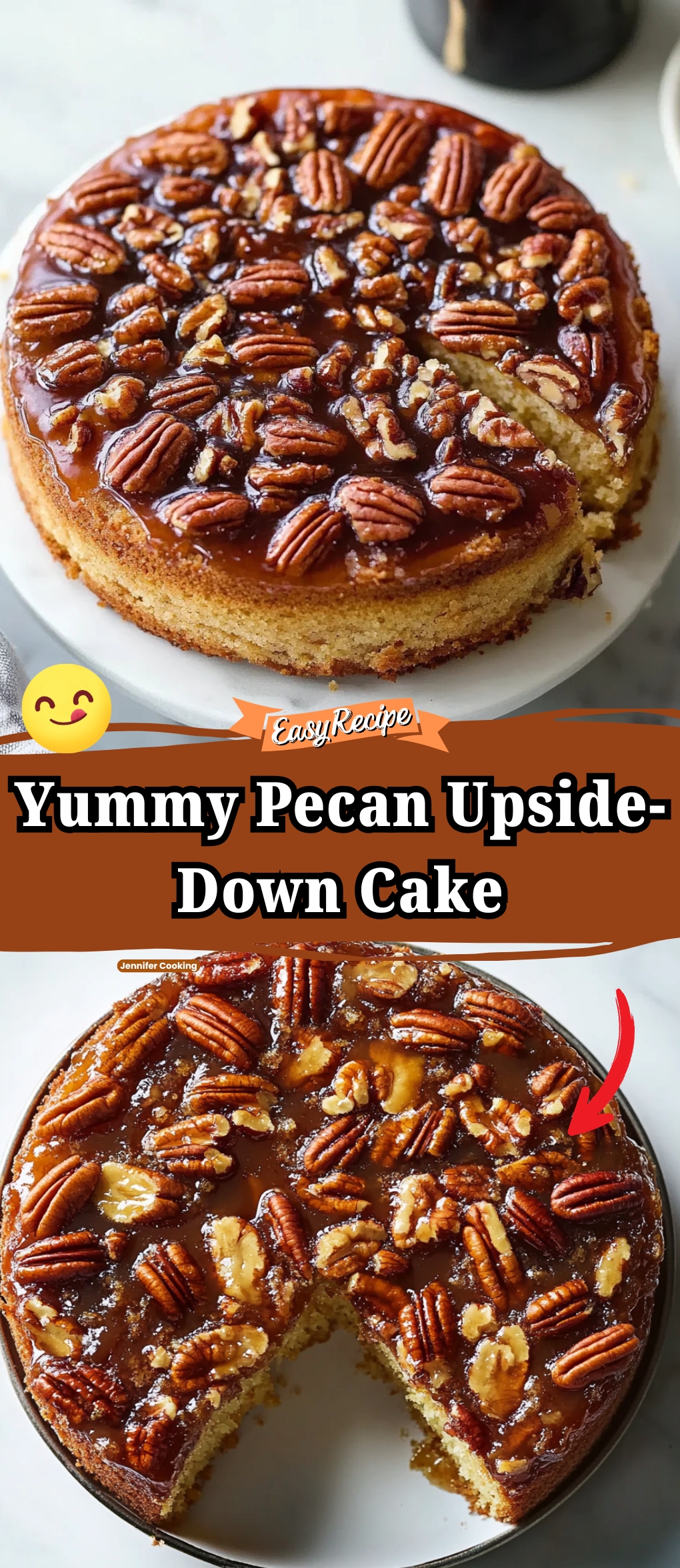 Pecan Upside-Down Cake