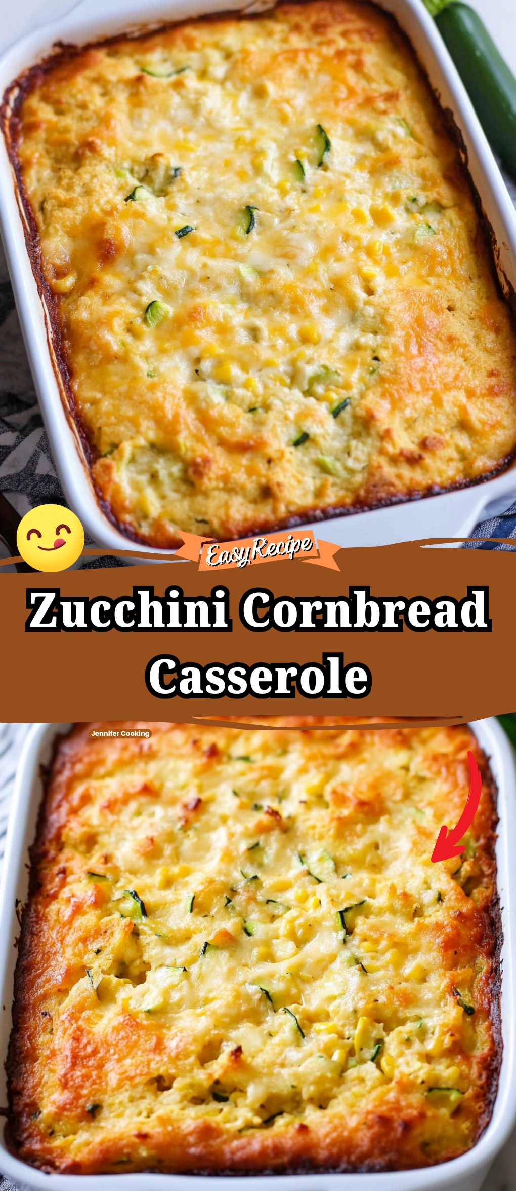 Zucchini Cornbread Casserole