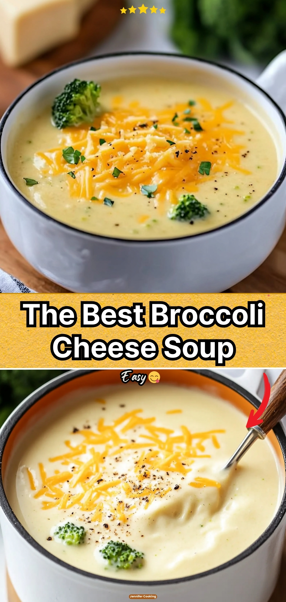 The Best Broccoli Cheese Soup