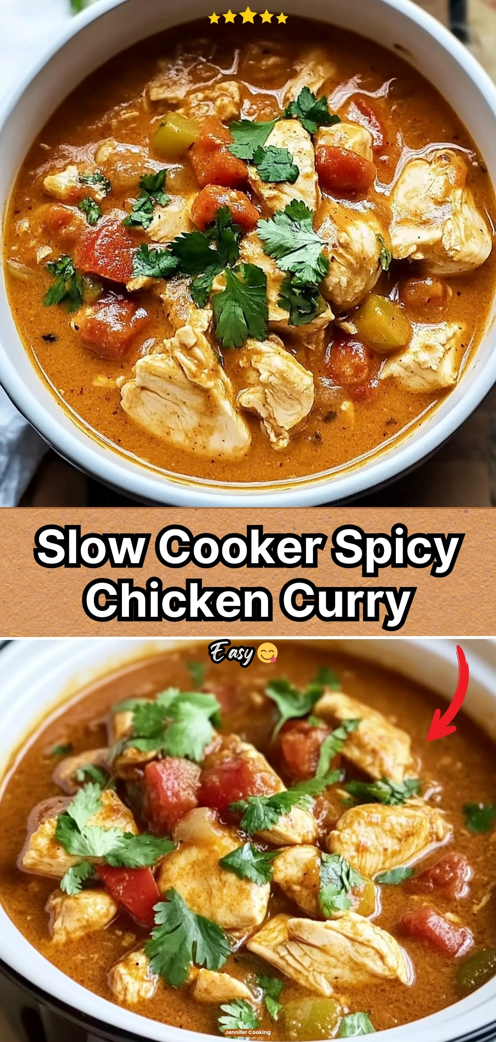 Slow Cooker Spicy Chicken Curry