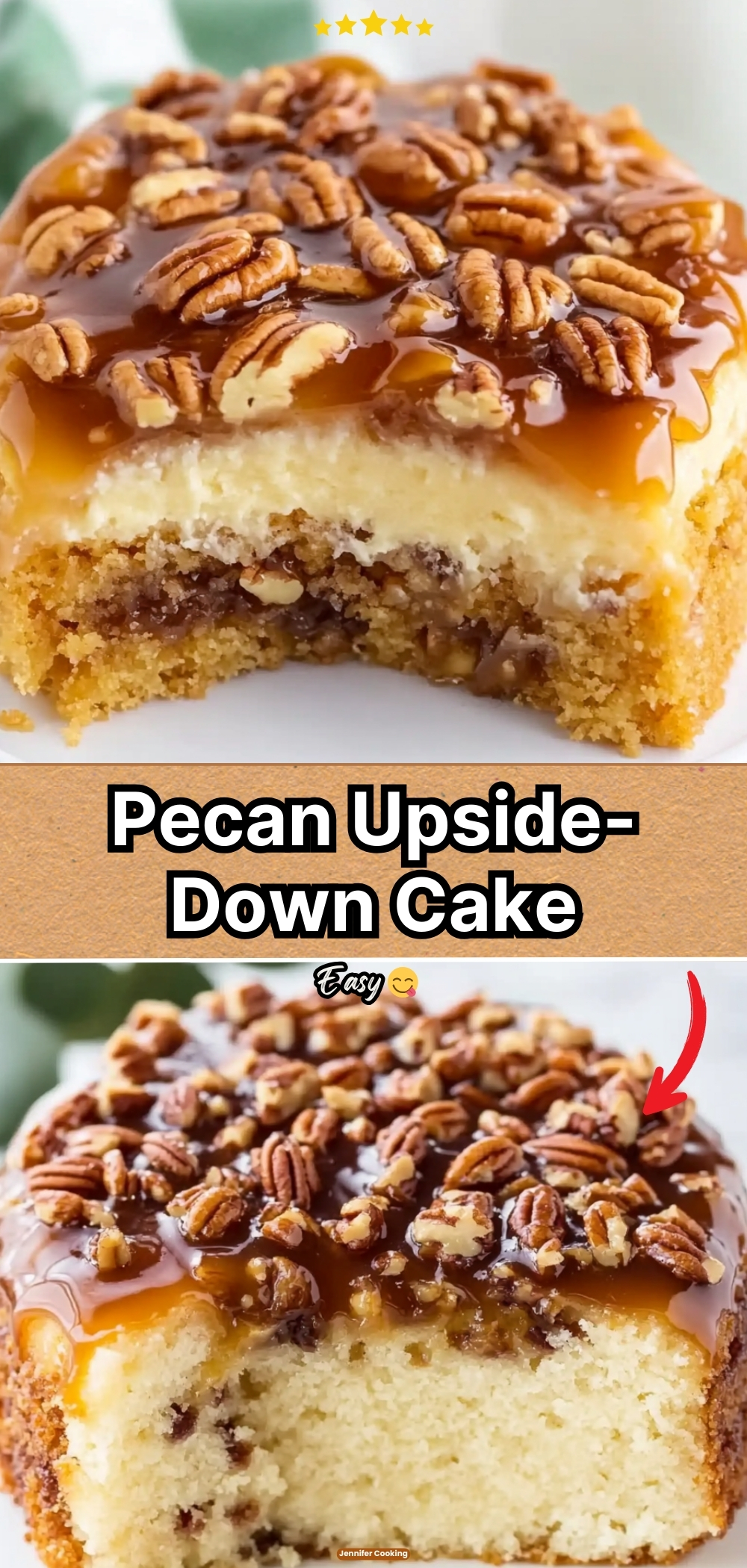 Pecan Upside-Down Cake