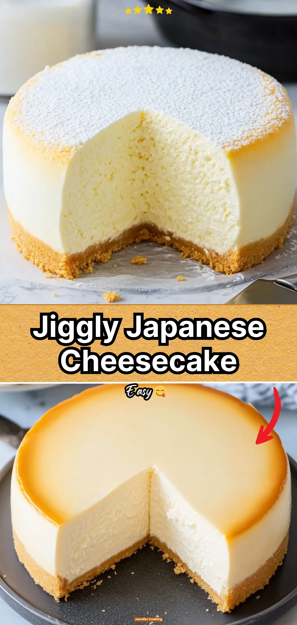 Jiggly Japanese Cheesecake