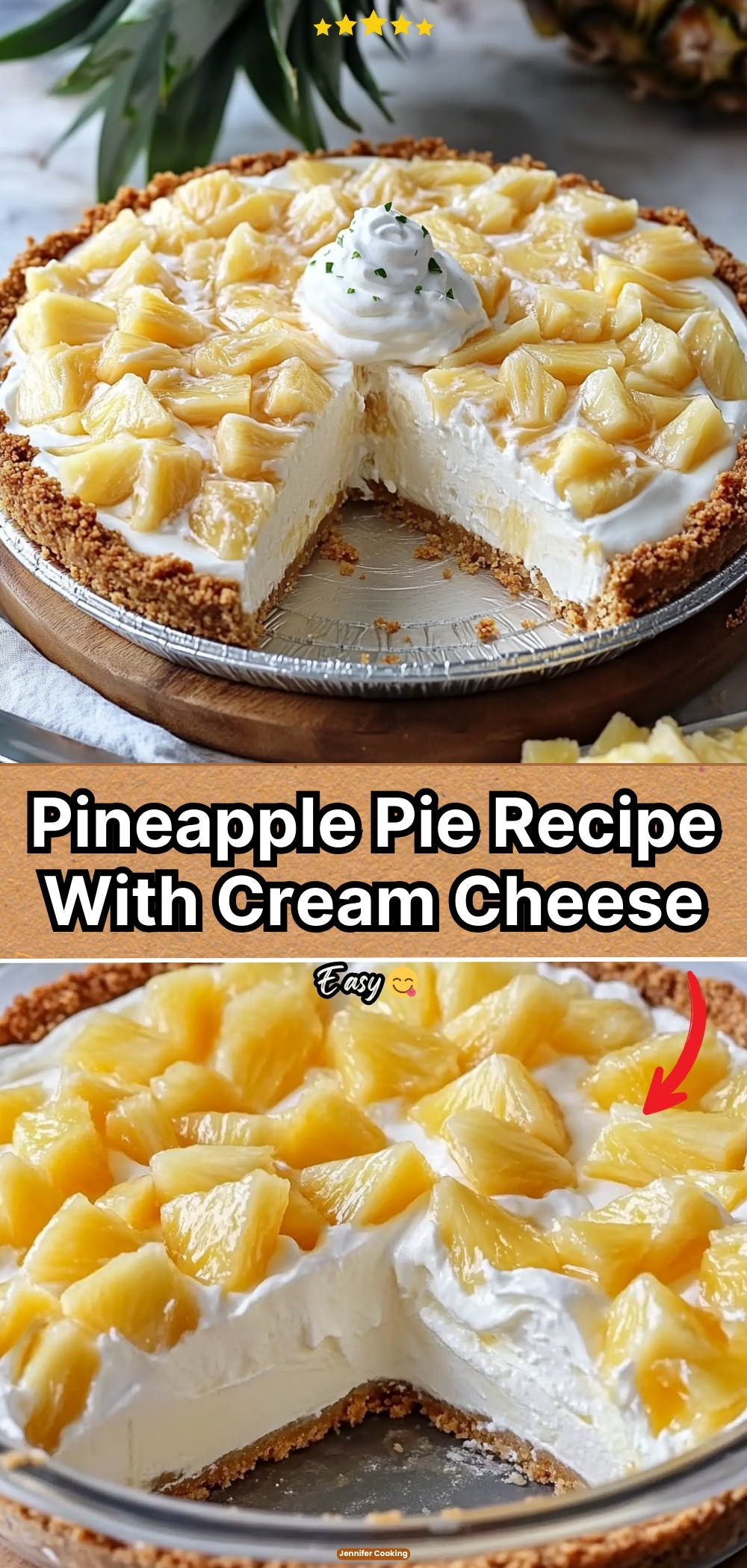 Pineapple Pie Recipe With Cream Cheese