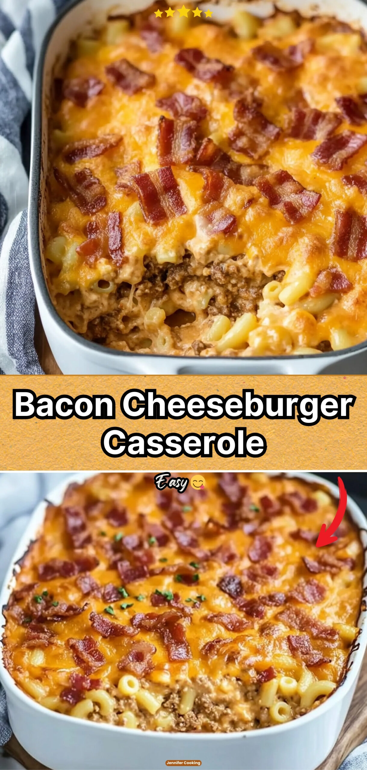 Bacon Cheeseburger Casserole