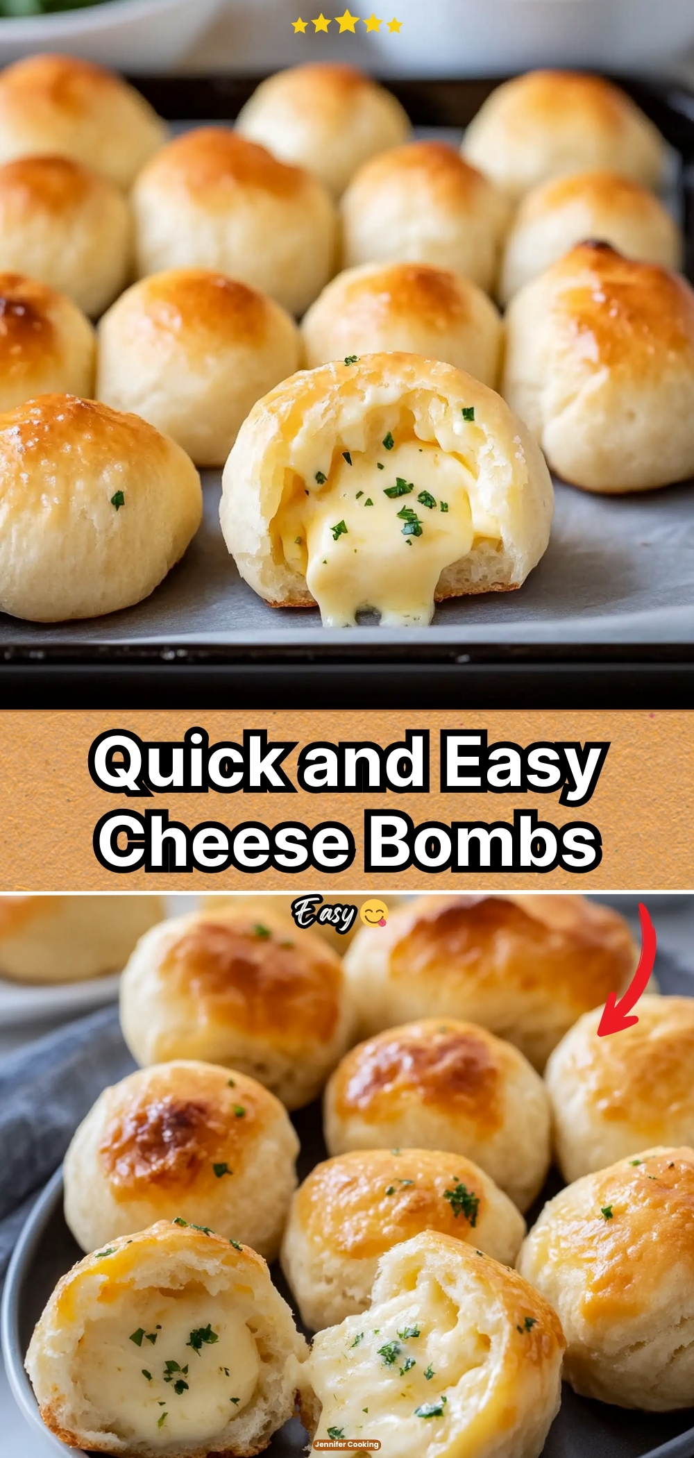Quick and Easy Cheese Bombs