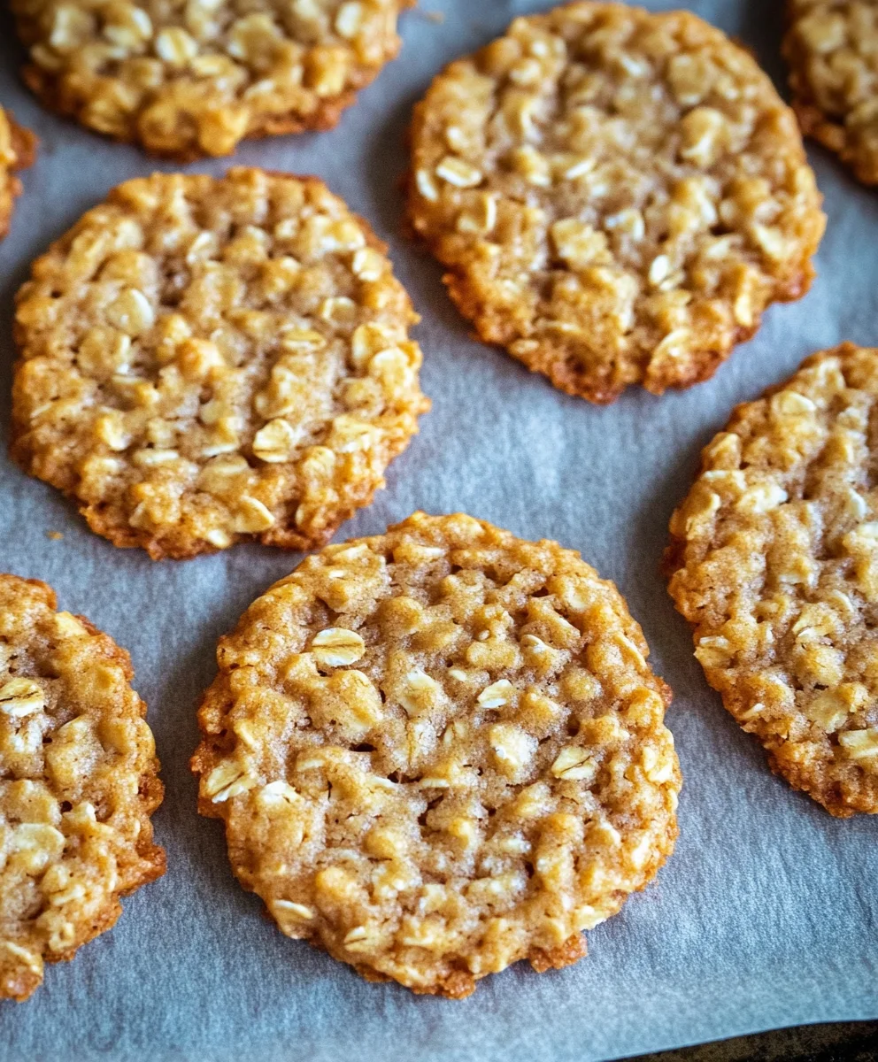Oatmeal Lace Cookies