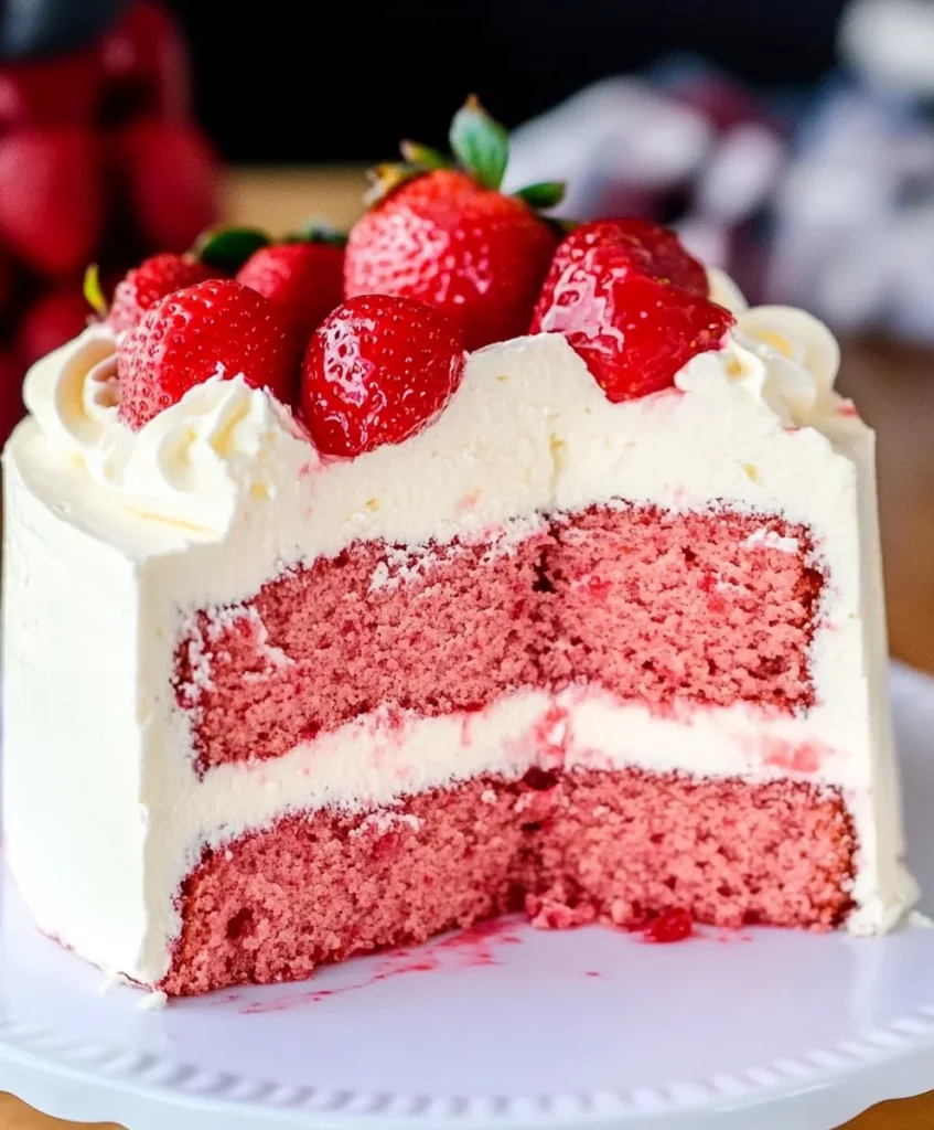 Fresh Strawberry Cake