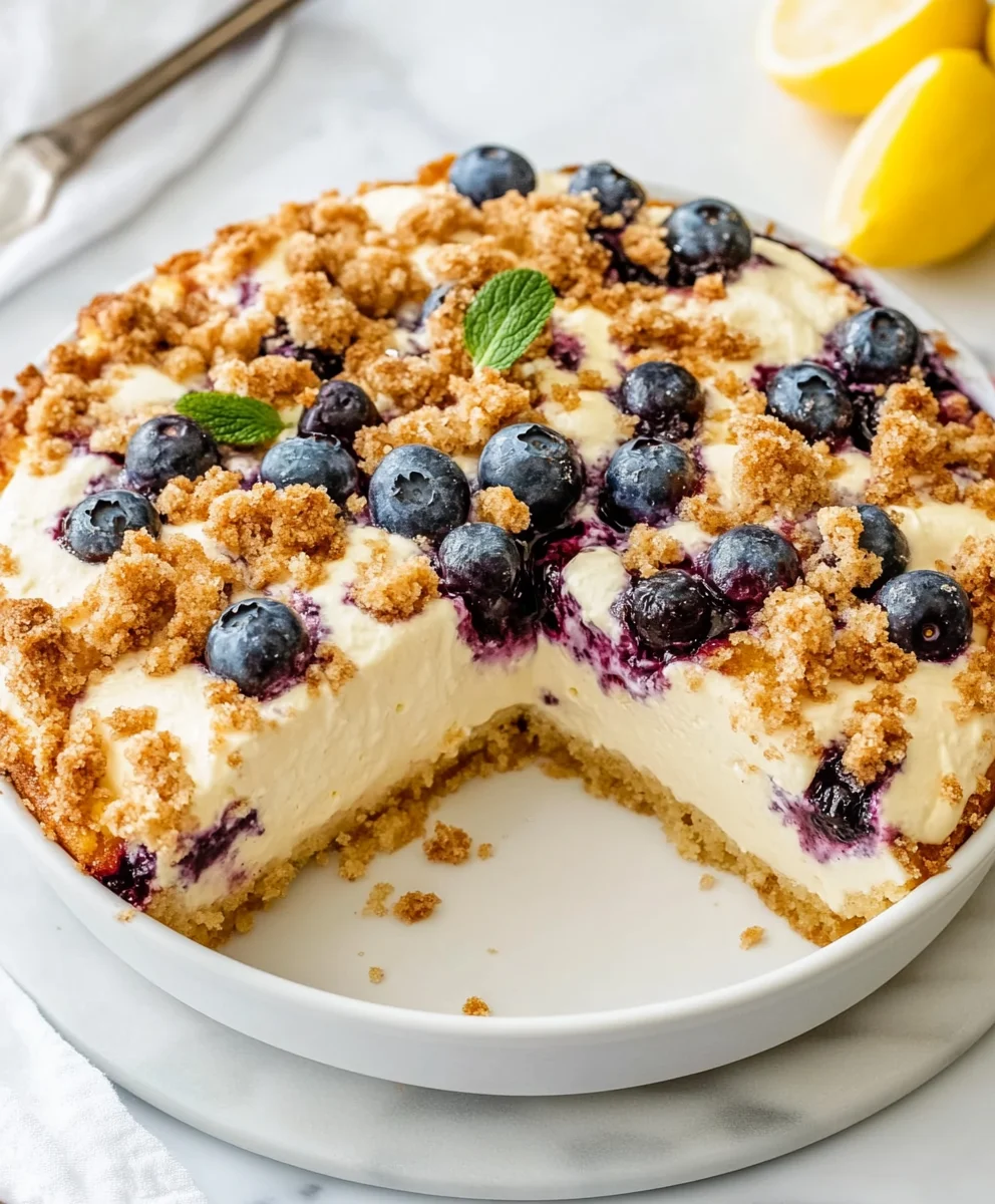 Blueberry Cream Cheese Coffee Cake