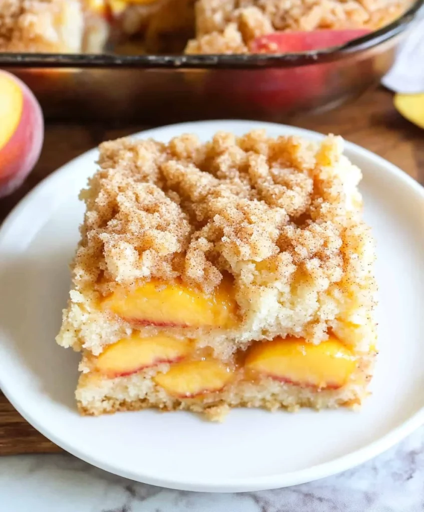 Peach Crumb Cake