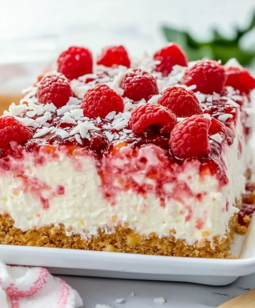 Raspberry Zinger Poke Cake