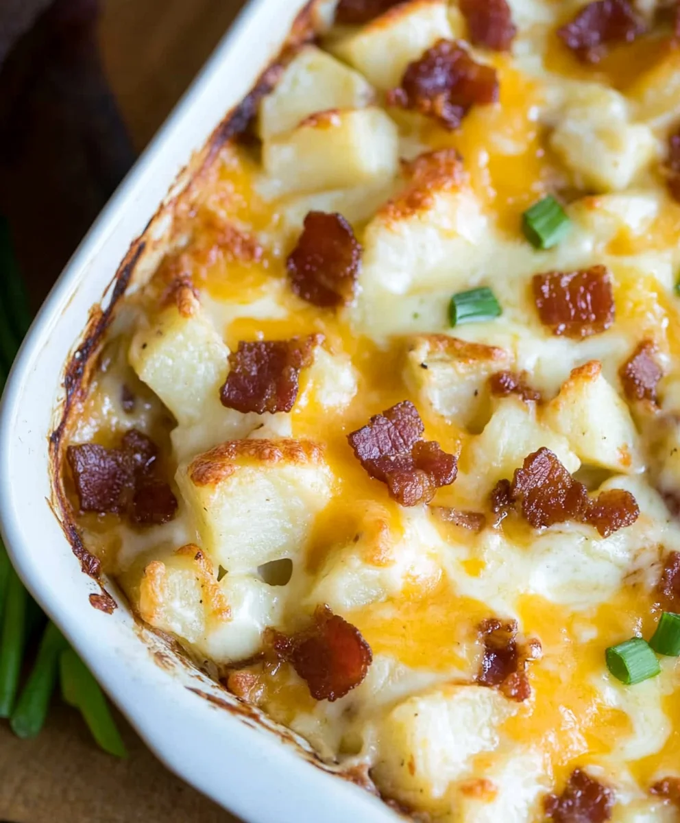 Cheesy Mississippi Mud Potatoes