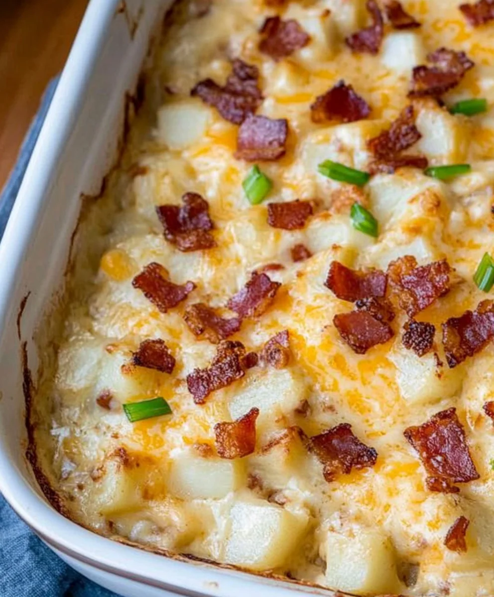 Cheesy Mississippi Mud Potatoes