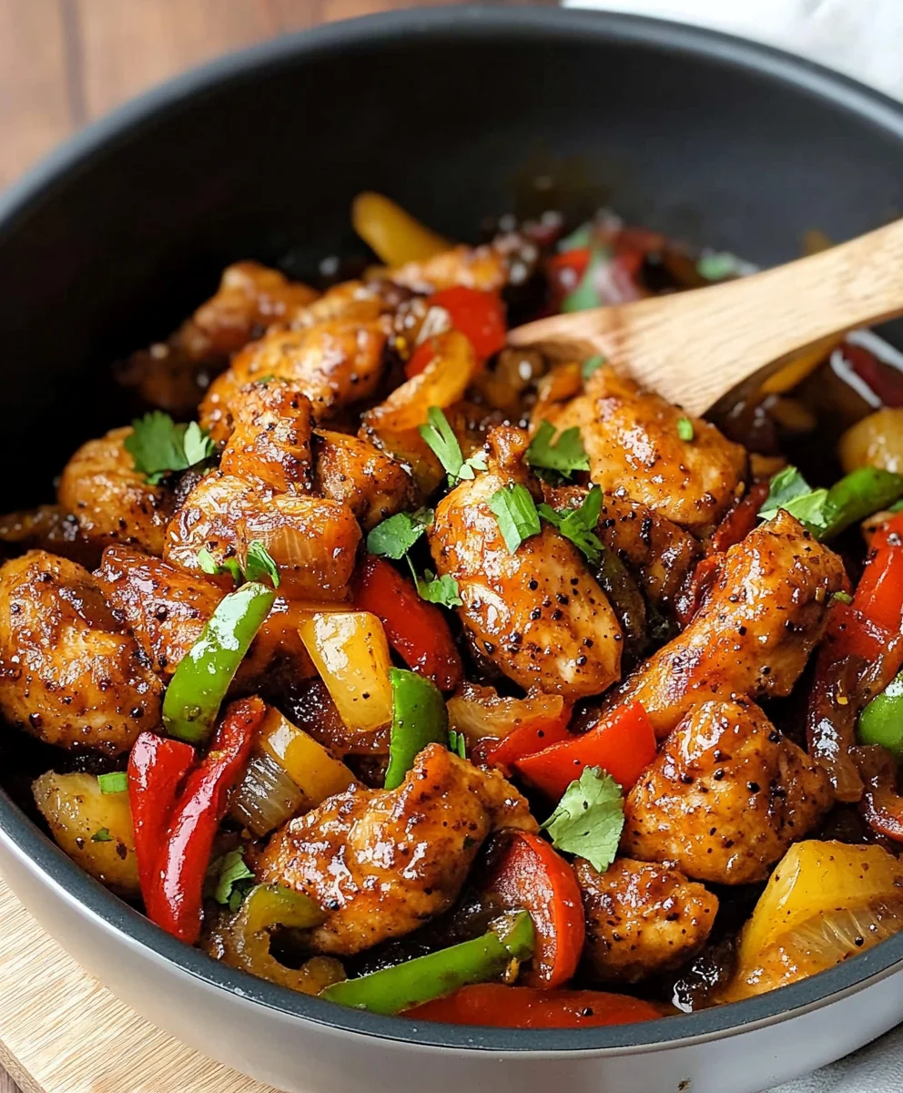 One-Pot Black Pepper Chicken Recipe