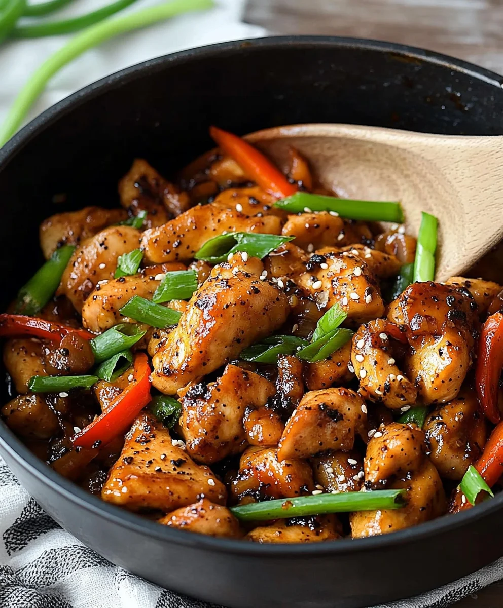 One-Pot Black Pepper Chicken Recipe