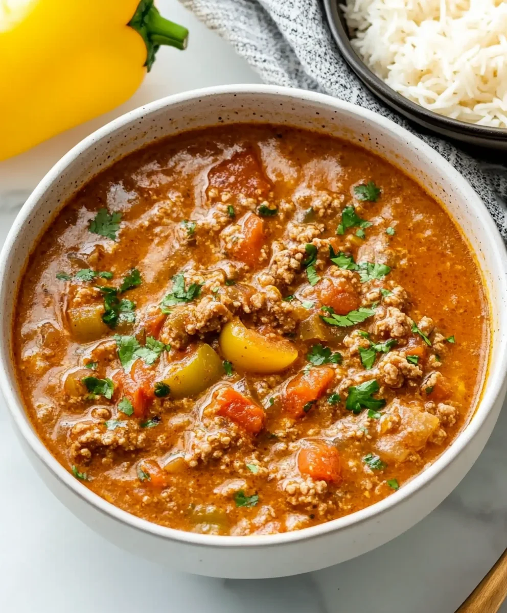 the Comfort of Stuffed Pepper Soup