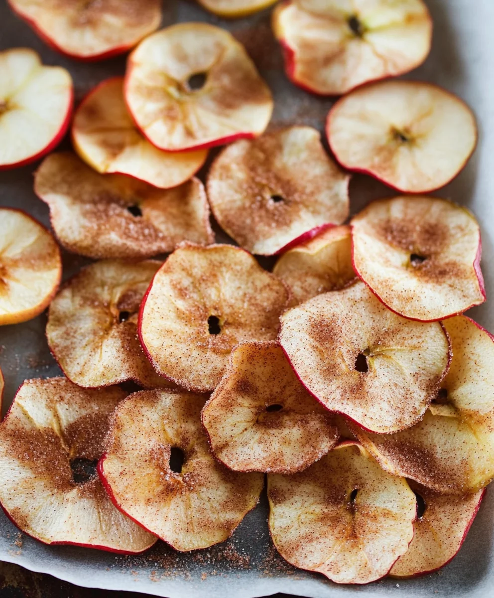Baked Cinnamon Sugar Apple Chips