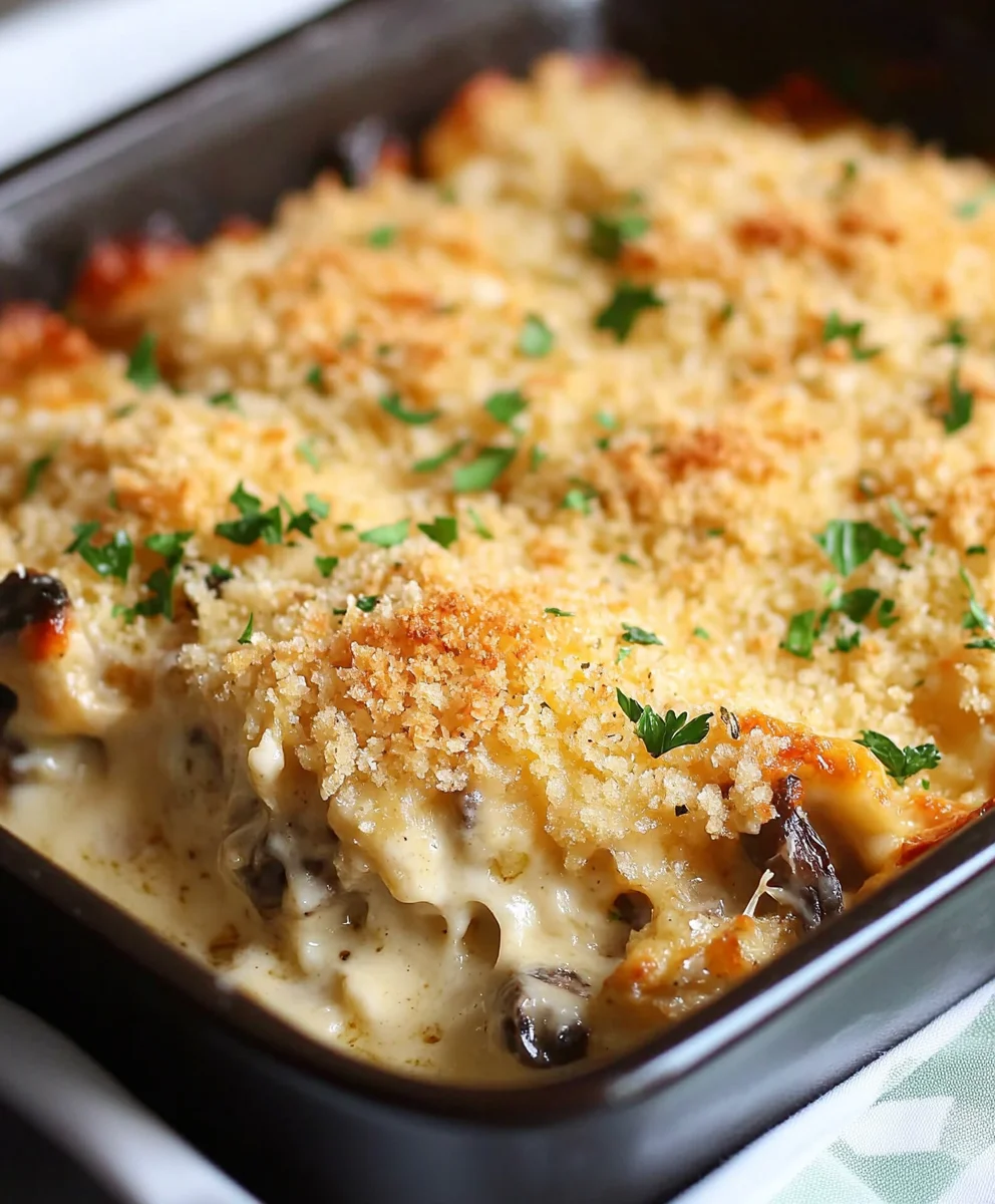 Stuffed Mushroom Casserole