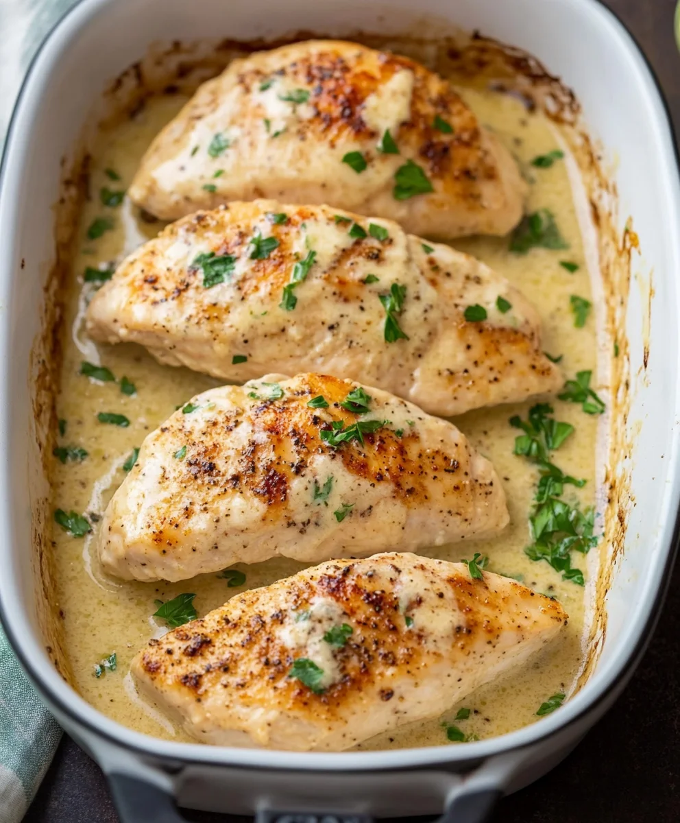 Melt in Your Mouth Caesar Chicken