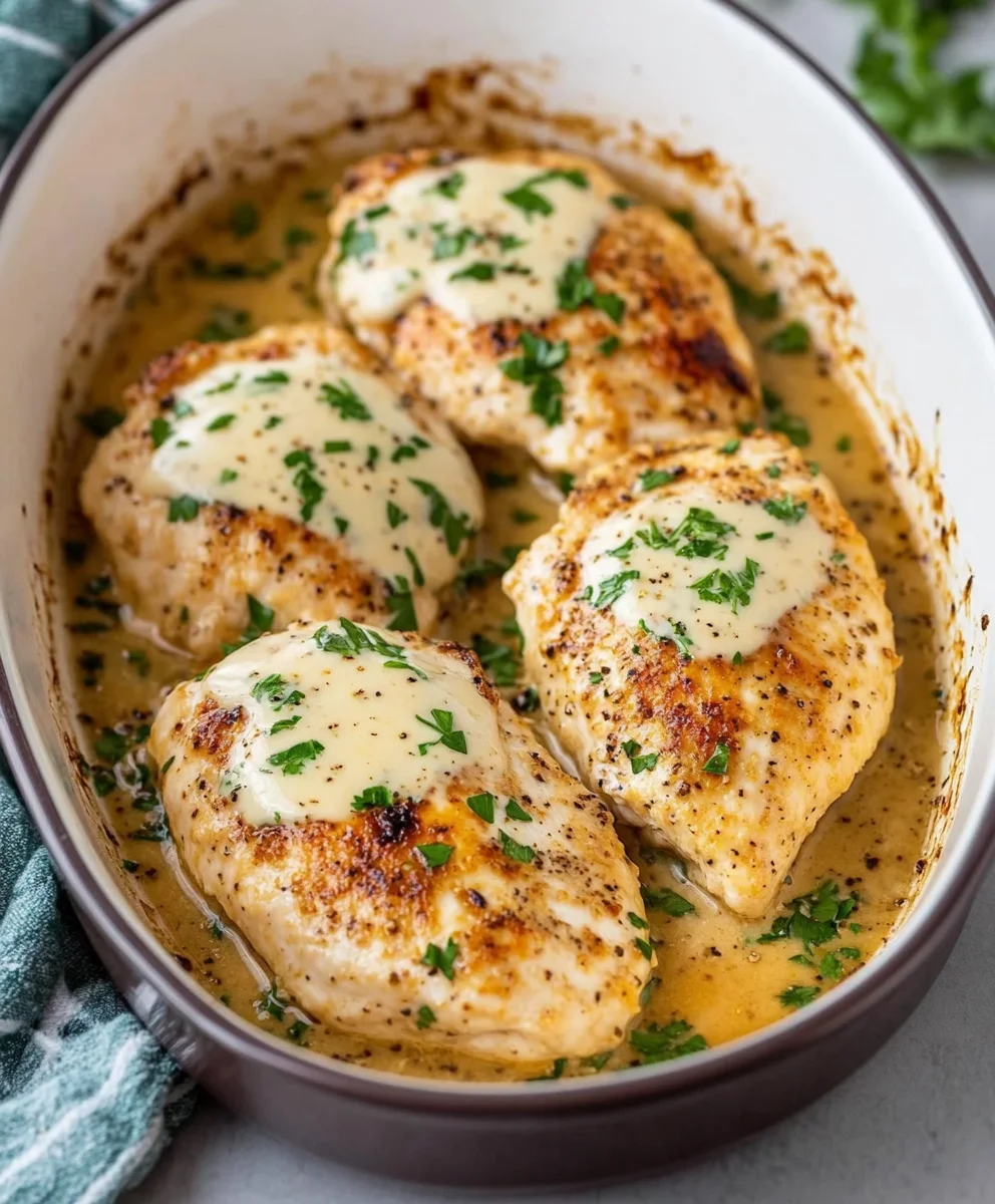 Melt in Your Mouth Caesar Chicken