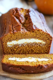 Cream Cheese-Filled Pumpkin Bread