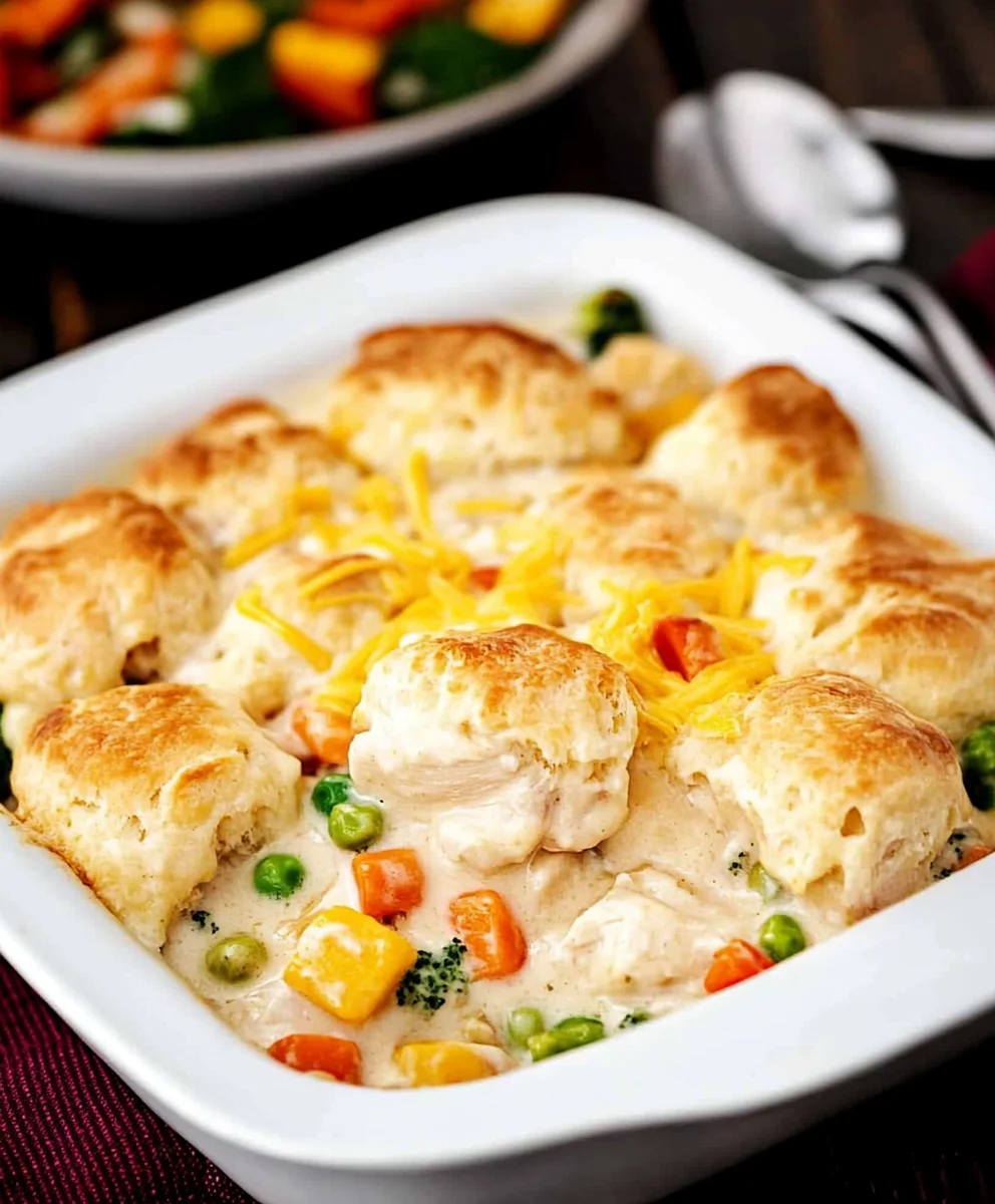 Chicken Pot Pie Bubble Up