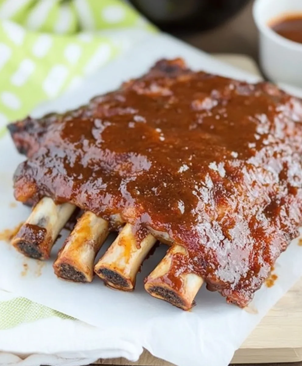 Slow Cooker Baby Back Ribs with Root Beer BBQ Sauce