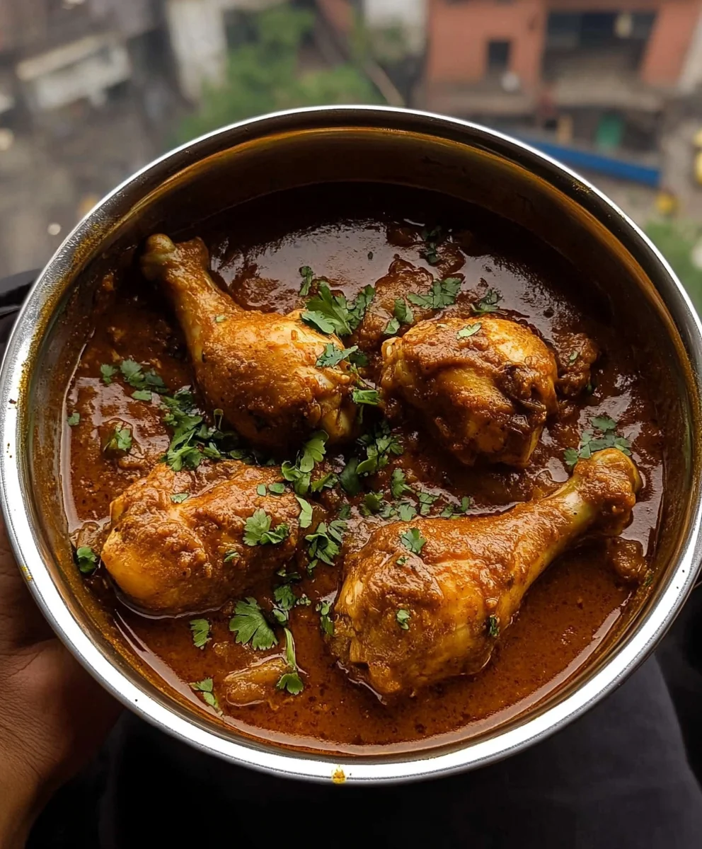 Dhaba Style Chicken Curry
