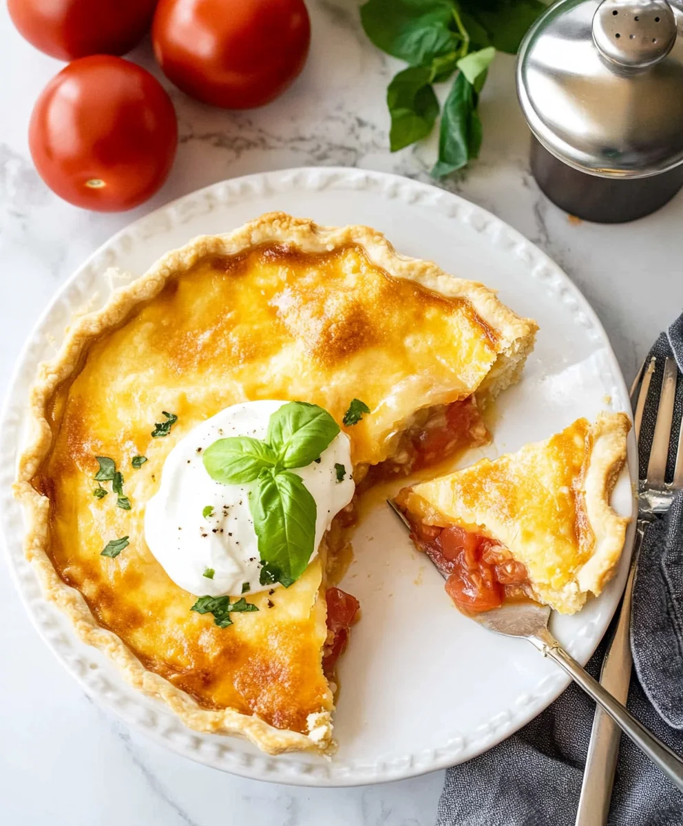 Southern Tomato Pie Recipe