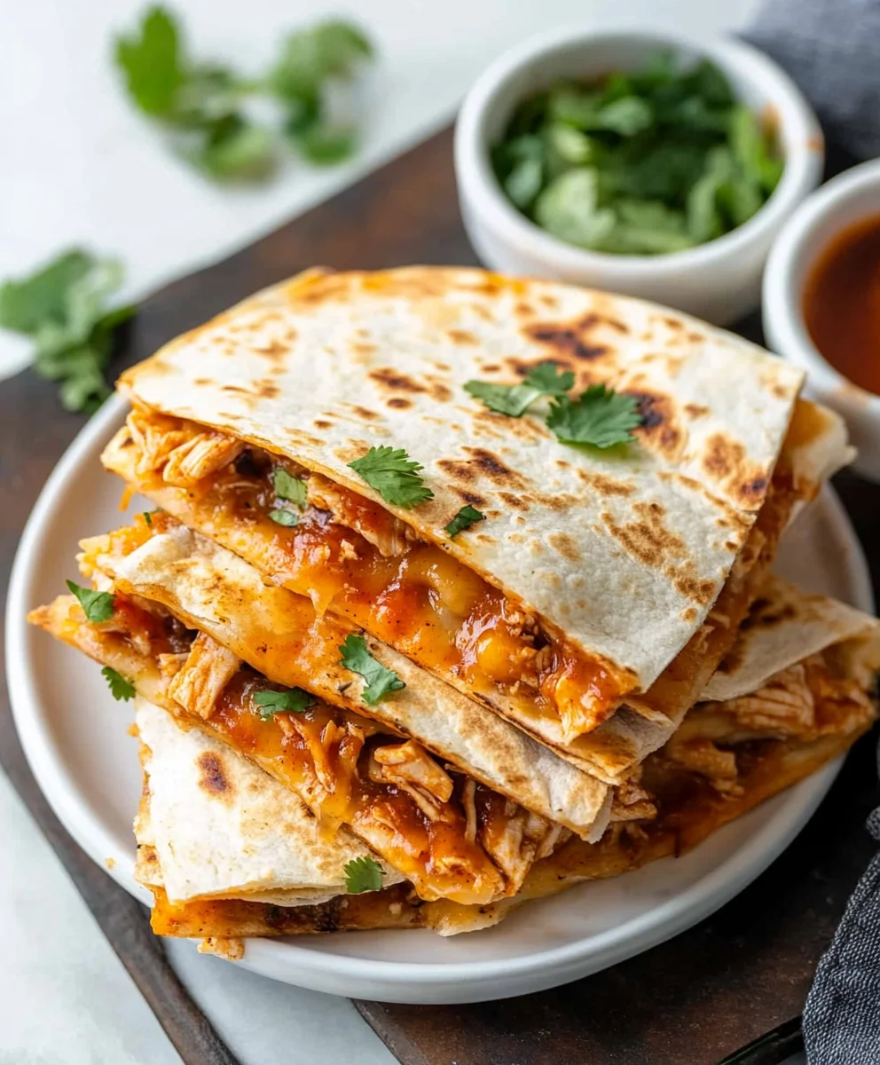 BBQ Chicken Quesadilla