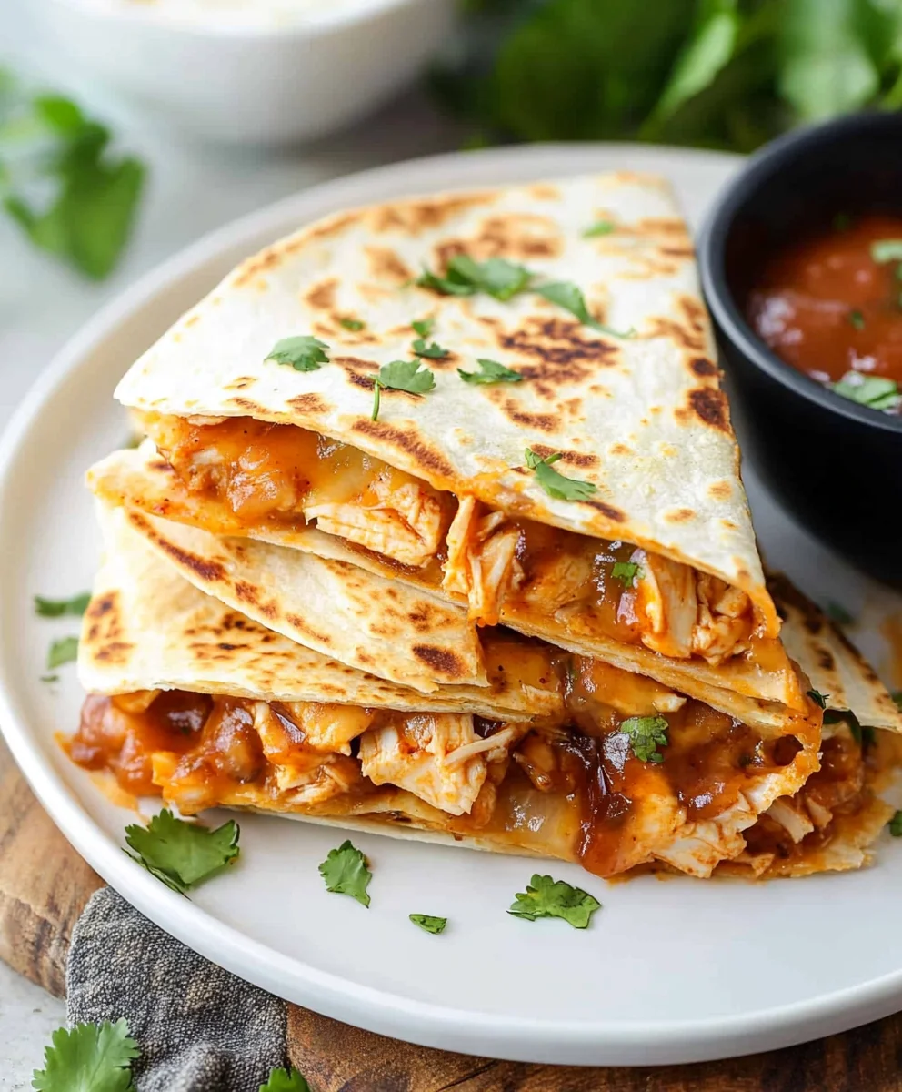 BBQ Chicken Quesadilla