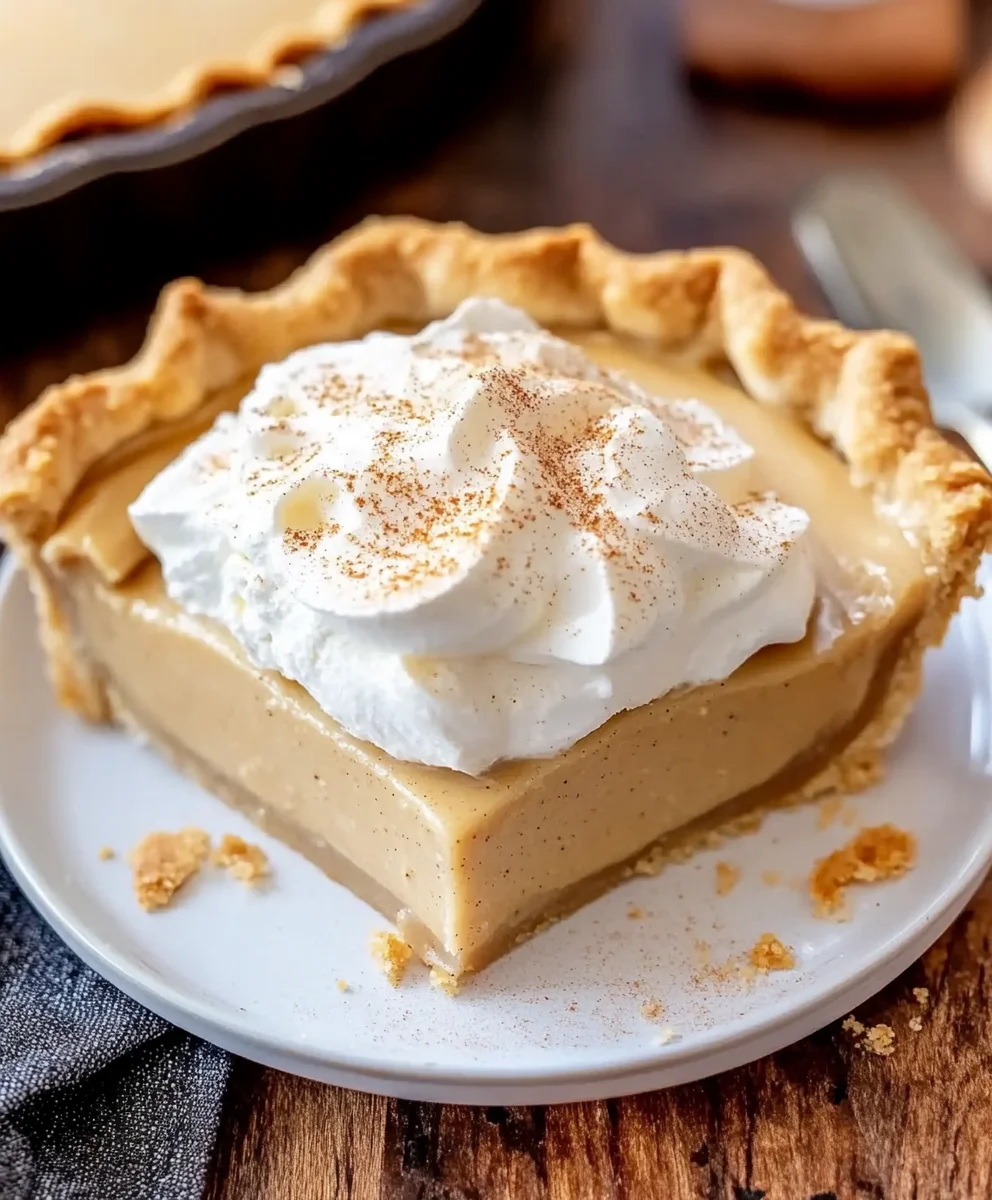 Creamy Homemade Butterscotch Pie