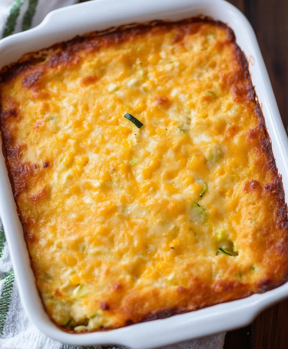Zucchini Cornbread Casserole