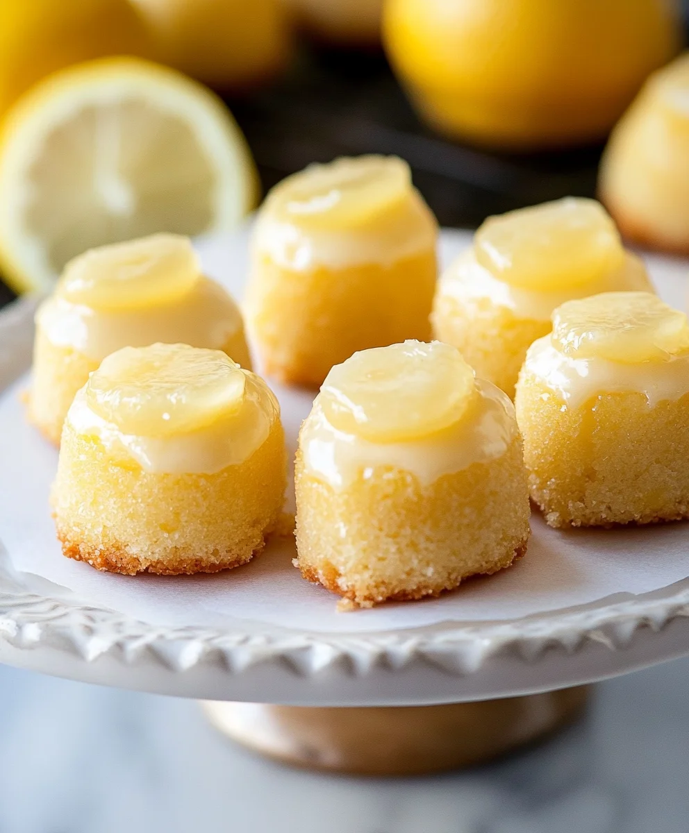 Mini Lemon Drop Cakes